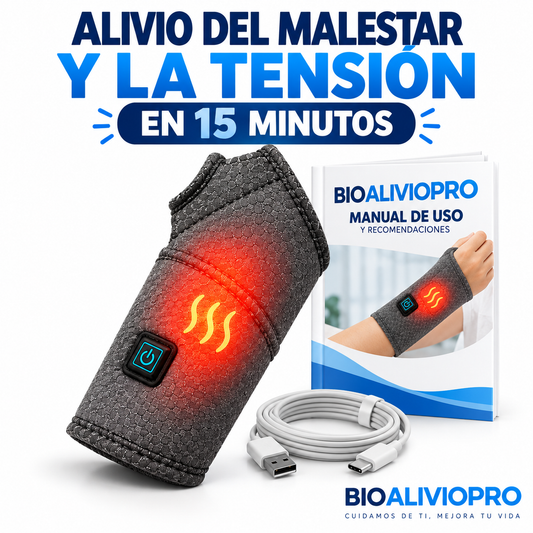 Muñequera revitalizadora- Calma el dolor de tu muñeca en 15 minutos.