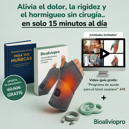 Muñequera revitalizadora - Set de Regeneración para Artrosis