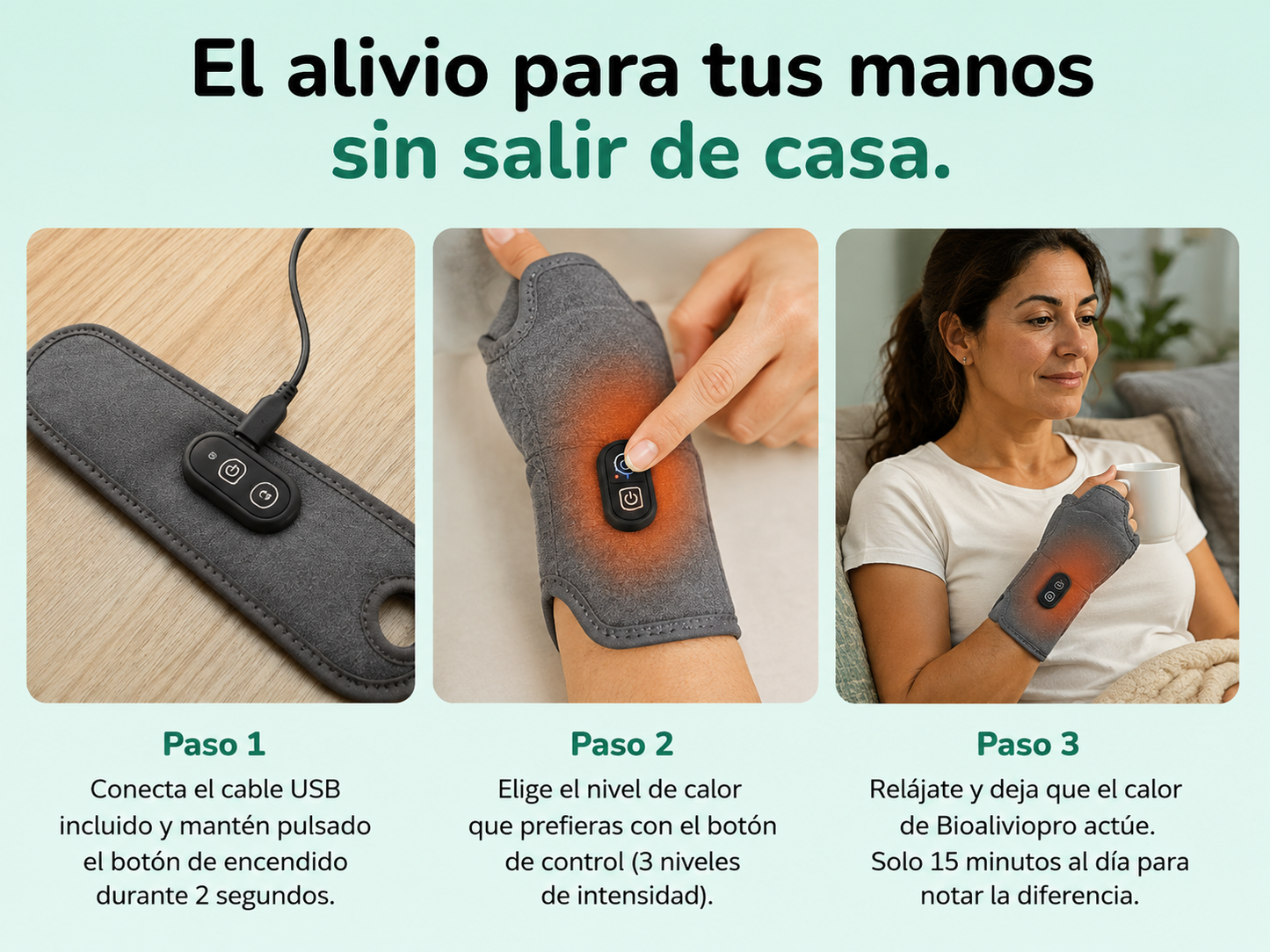 Muñequera revitalizadora - Set de Regeneración para Artrosis