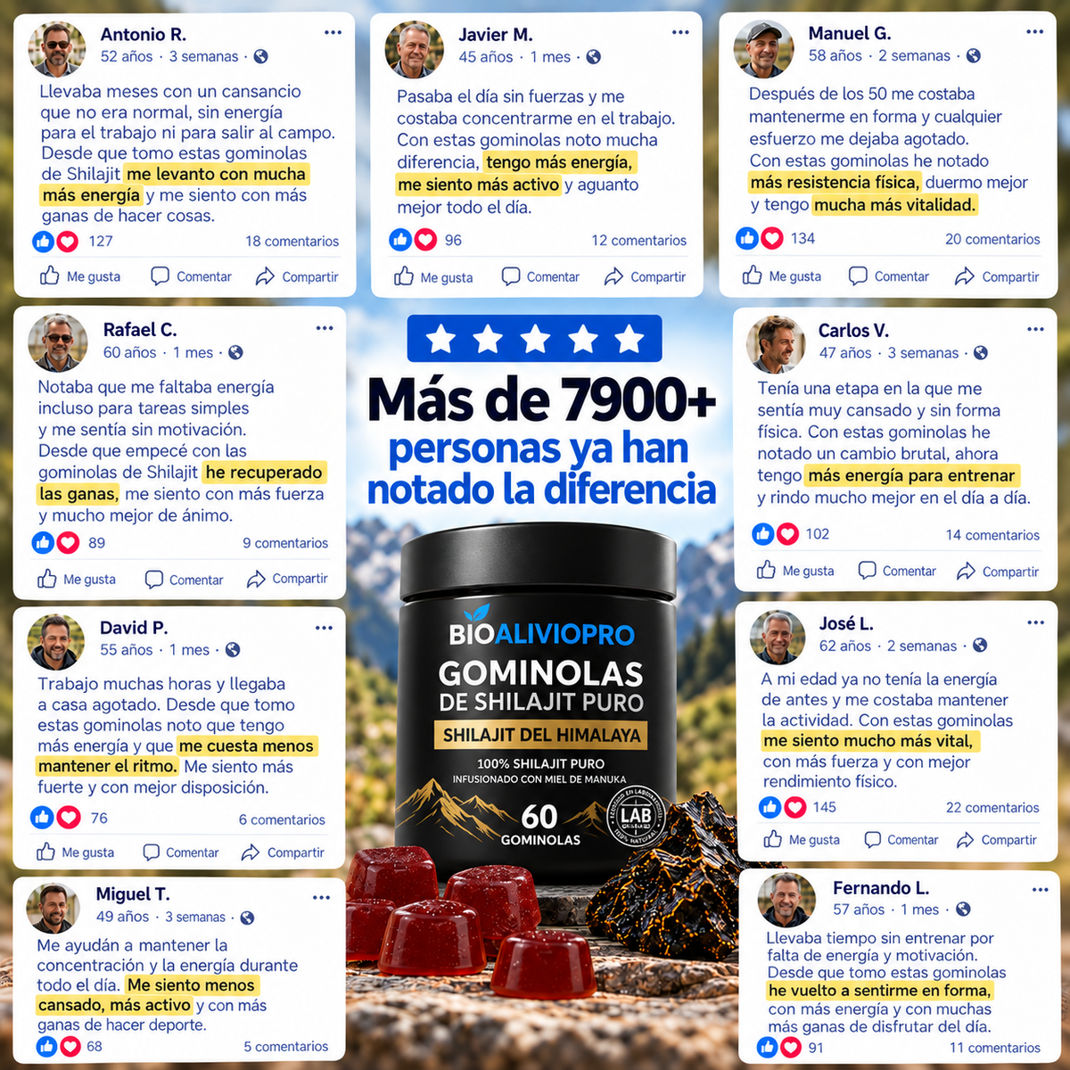 BIOALIVIOPRO Gummies - Saca la fuerza que llevas dentro