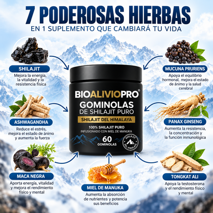 BIOALIVIOPRO Gummies - Saca la fuerza que llevas dentro