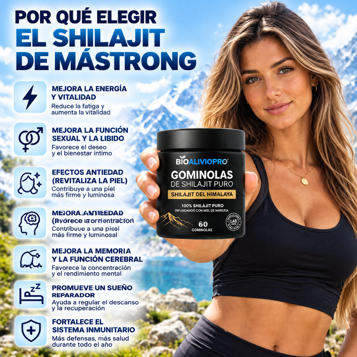 BIOALIVIOPRO Gummies - Saca la fuerza que llevas dentro