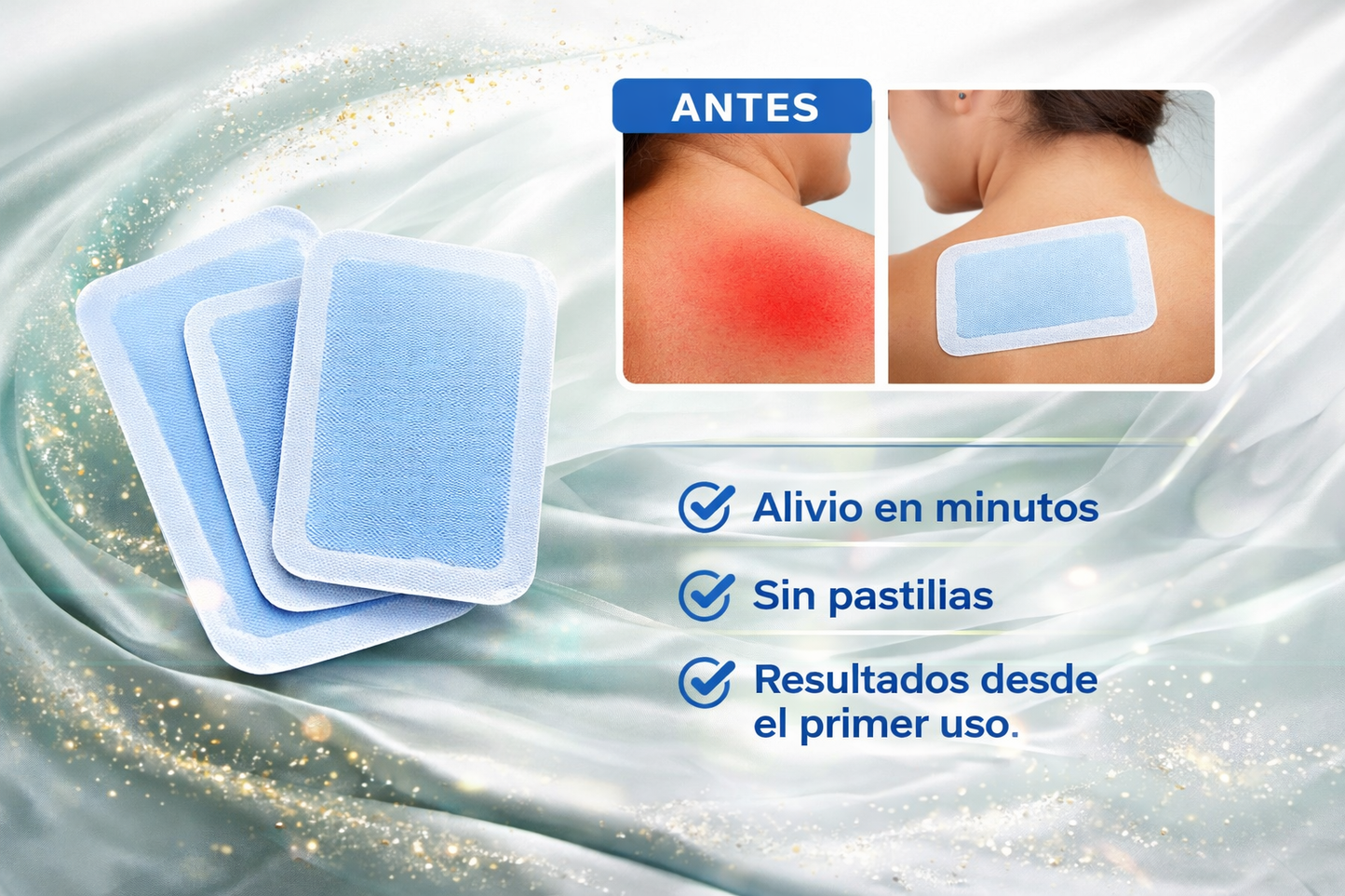 Alivia el dolor muscular y articular en minutos sin pastillas - Parches Analgésicos BIOALIVIOPRO